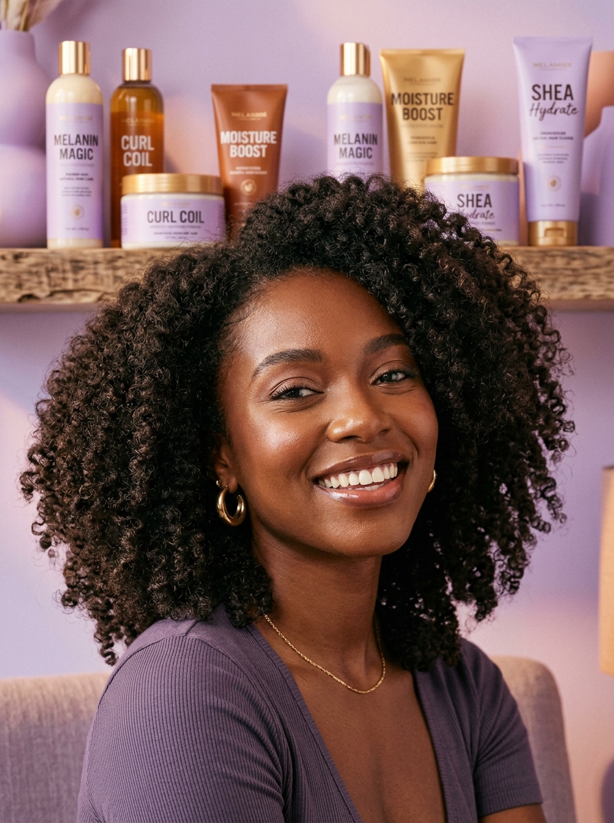 Beautiful natural curly hair results